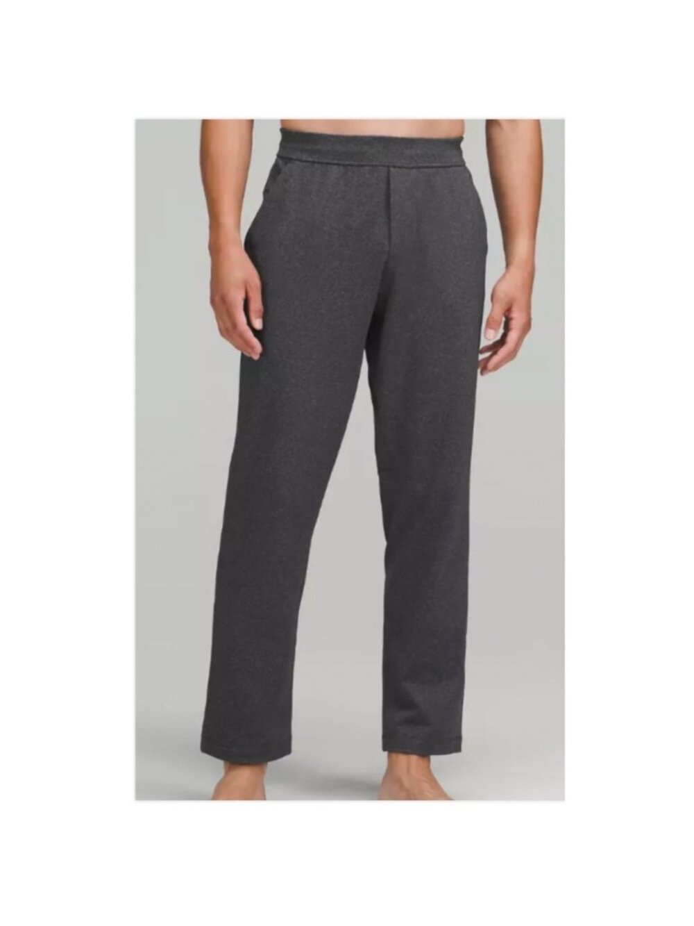 Lululemon Discipline Pant Mens Small Gray Straight Leg Stretch